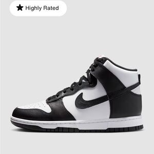 Nike dunk high Black and White  Sneakers